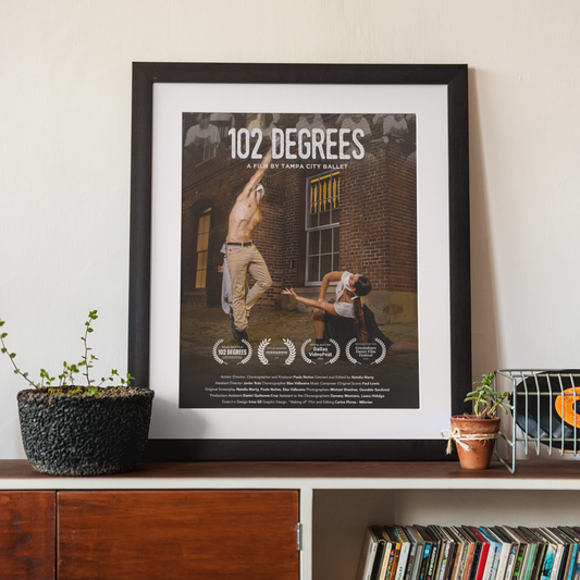 Official Framed 102 Degrees Film Poster